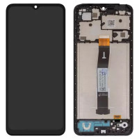 Дисплейний модуль для Xiaomi Redmi 12C, з рамкою, High Copy, Black