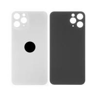 Задня кришка для iPhone 11 Pro, Original PRC, Big Hole, Matte Silver