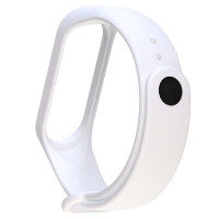 Ремінець для Xiaomi Mi Band 3/4 Silicone, White 1