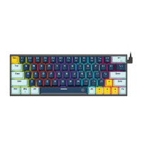 Провідна клавіатура Fantech ATOM63 MK874V2 Red Switch, Navy