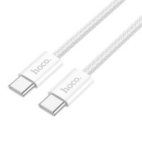 Кабель Hoco X104 Source, Type-C to Type-C, 1m, 60W, White 7