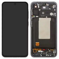 Дисплейний модуль для Samsung A566 Galaxy A56, з рамкою, Original PRC, Graphite