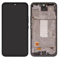 Дисплейний модуль для Samsung A546 Galaxy A54 5G, з рамкою, High Copy, Small OLED, Black