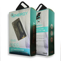 Автомобільний зарядний пристрій iEnergy CA-02, 2.1A, 2USB, Black 3