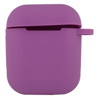 Silicone Case for AirPods With Lock Violet