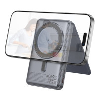 Універсальна мобільна батарея Hoco Q46 5000mAh Magnetic Wireless Charging PD 20W,Gray 2