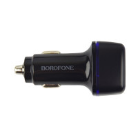 Автомобільний Зарядний Пристрій Borofone BZ14A PD20W+QC3.0 Type-C to Lightning 2.4A Black