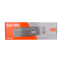 Провідна клавіатура і миша Fantech KM100, Black 1