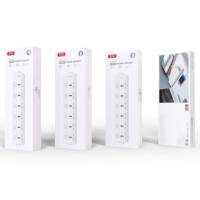 Мережевий подовжувач XO WL18, 6xSocket, 2m, White 1