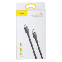 Кабель Baseus Cafule Cable, Type-C to Type-C, PD 3A, 60W, 1m, Gray-Black 4
