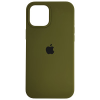 Чохол Copy Silicone Case iPhone 12/12 Pro Dark Green (48)