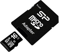 microSDHC SiliconPower 16Gb class 10 (adapter SD)