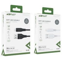 Кабель Acefast C3-02, Lightning, 1m, 2.4A, Black 2