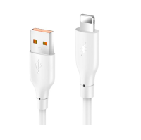 Кабель Konfulon DC64, Lightning, 1m, 60W, White