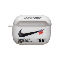 Silicone Case for AirPods Pro Glossy Brand Nike white
