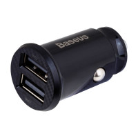 Автомобільний зарядний пристрій Baseus Grain Dual, 3.1A, Black 2