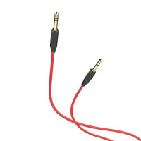 Кабель AUX Hoco UPA11, Jack 3.5 mm to Jack 3.5 mm, 1m, Red 3