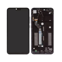 Дисплейний модуль для Xiaomi Mi 8 Lite, з рамкою, Original Ref., Black