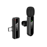 Мікрофон безпровідний Hoco L20 Fair, Type-C, Black 1