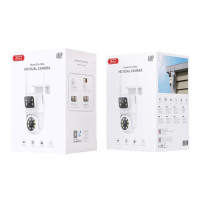 IP-камера відеонагляду XO CR06 Dual Screen Video, White 2