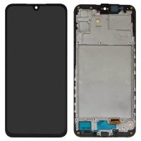 Дисплейний модуль для Samsung A166 Galaxy A16 5G, з рамкою, High Copy, OLED, Black