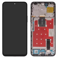 Дисплейний модуль для Huawei Honor 90 Lite, Honor X8a, з рамкою, Original PRC, Midnight Black