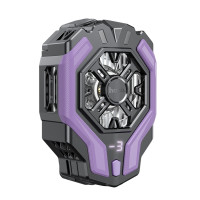 Мобільний кулер Hoco GM26 Type-C, Black-Purple