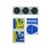 Чохол Defense Case Camera Stand with Camera Glass для iPhone 15 Plus, Dark Green 2