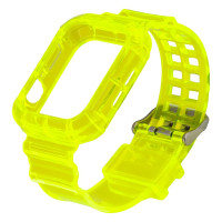Ремінець для Apple Watch (38-40mm) Color Transparent + Protect Case Fluorescent