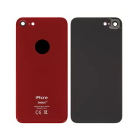 Задня кришка для iPhone 8, зі склом камери, Small Hole, Red