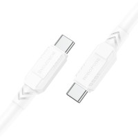 Кабель Borofone BX81, Type-C to Type-C, 1m, PD 60W, White 2