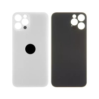 Задня кришка для iPhone 12 Pro, Original PRC, Big Hole, Silver