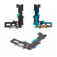 Шлейф для iPhone 7 Plus, з роз'ємом зарядки та конектором навушників, Gray