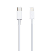 Мережевий зарядний пристрій Borofone BA38A Plus, Cable Type-C To Lightning, PD 20W, White 3