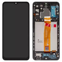 Дисплейний модуль для Samsung A326 Galaxy A32 5G, з рамкою, FLYCDI, Black