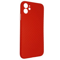 Чохол Anyland Carbon Ultra thin для Apple iPhone 11 Red