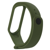 Ремінець для Xiaomi Mi Band 3/4 Silicone, Dark Green 1