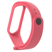 Ремінець для фітнес браслету Mi Band 5/6/7 Silicone, Pink 1