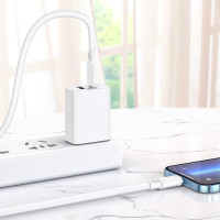 Кабель Borofone BX81, Type-C to Lightning, 1m, PD 20W, White 4