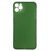 Чохол Anyland Carbon Ultra thin для iPhone 11 Pro Max Green 2