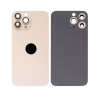 Задня кришка для iPhone 13 Pro Max, зі склом камери, Small Hole, Gold