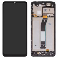 Дисплейний модуль для Xiaomi Redmi A3, Redmi A3x, з рамкою, Service Pack, Black