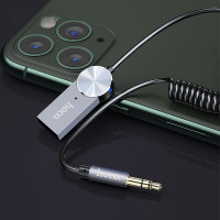 Bluetooth ресивер Hoco DUP02, Black 5