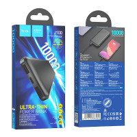 Універсальна мобільна батарея Hoco J100 High-ranking, 10000 mAh, Black 7