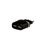 Мережевий зарядний пристрій Hoco C12, Cable Micro, 2.4A, Black 2