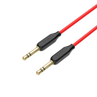 Кабель AUX Hoco UPA11, Jack 3.5 mm to Jack 3.5 mm, 1m, Red 2