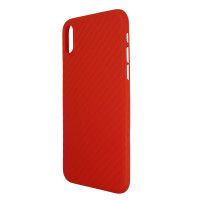 Чохол Anyland Carbon Ultra thin для iPhone X/XS Red 1