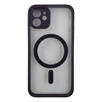 Чохол Transparante Case with MagSafe для iPhone 12 Purpule