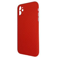Чохол Anyland Carbon Ultra thin для iPhone 11 Red 1