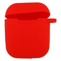Silicone Case for AirPods With Lock Red